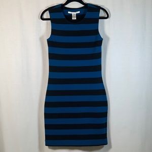 Diane Von Furstenberg Sleeveless Striped Dress
